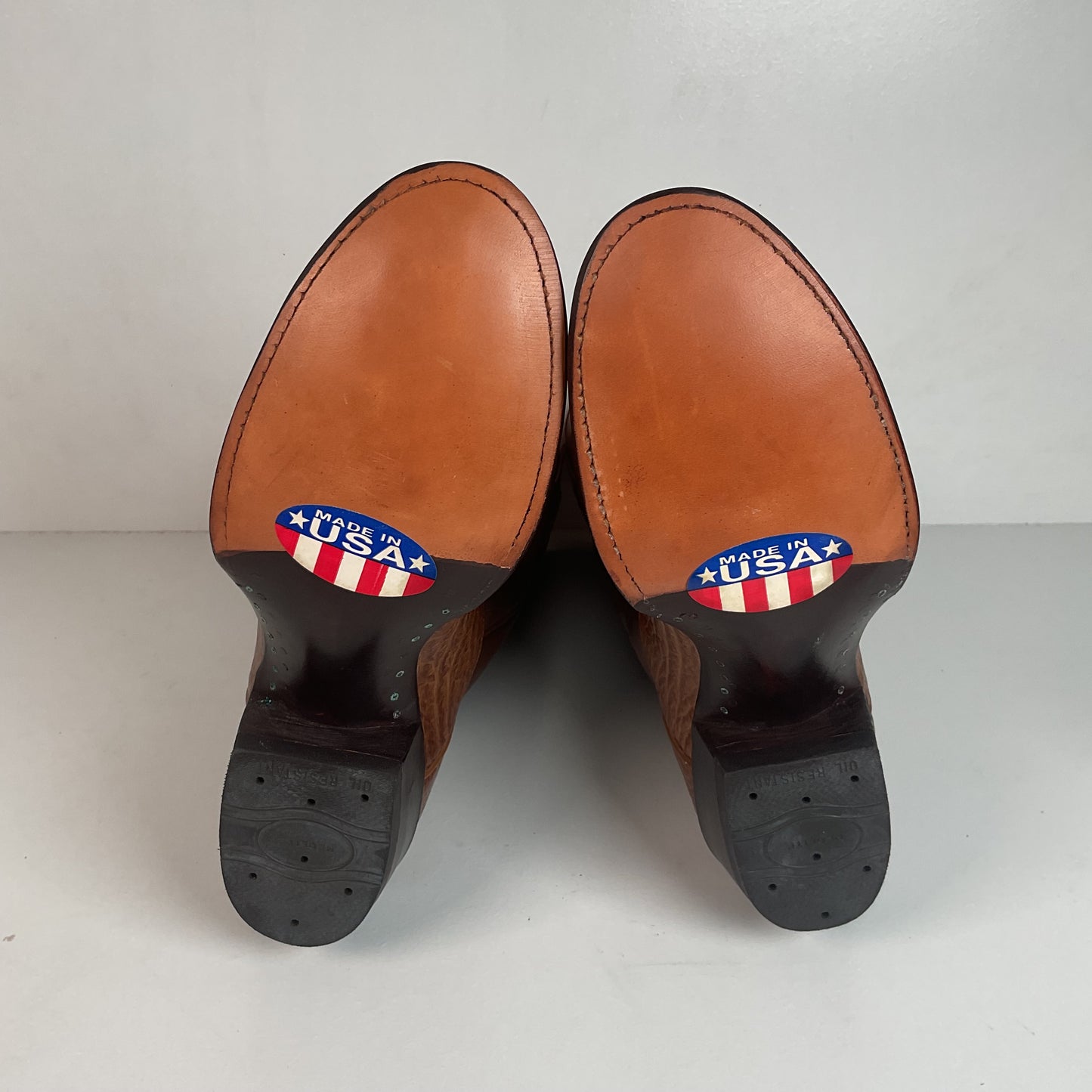 Vintage Laramie Exotic Shark Skin Cowboy Boots Men’s 6 B | Women’s 7 USA Made