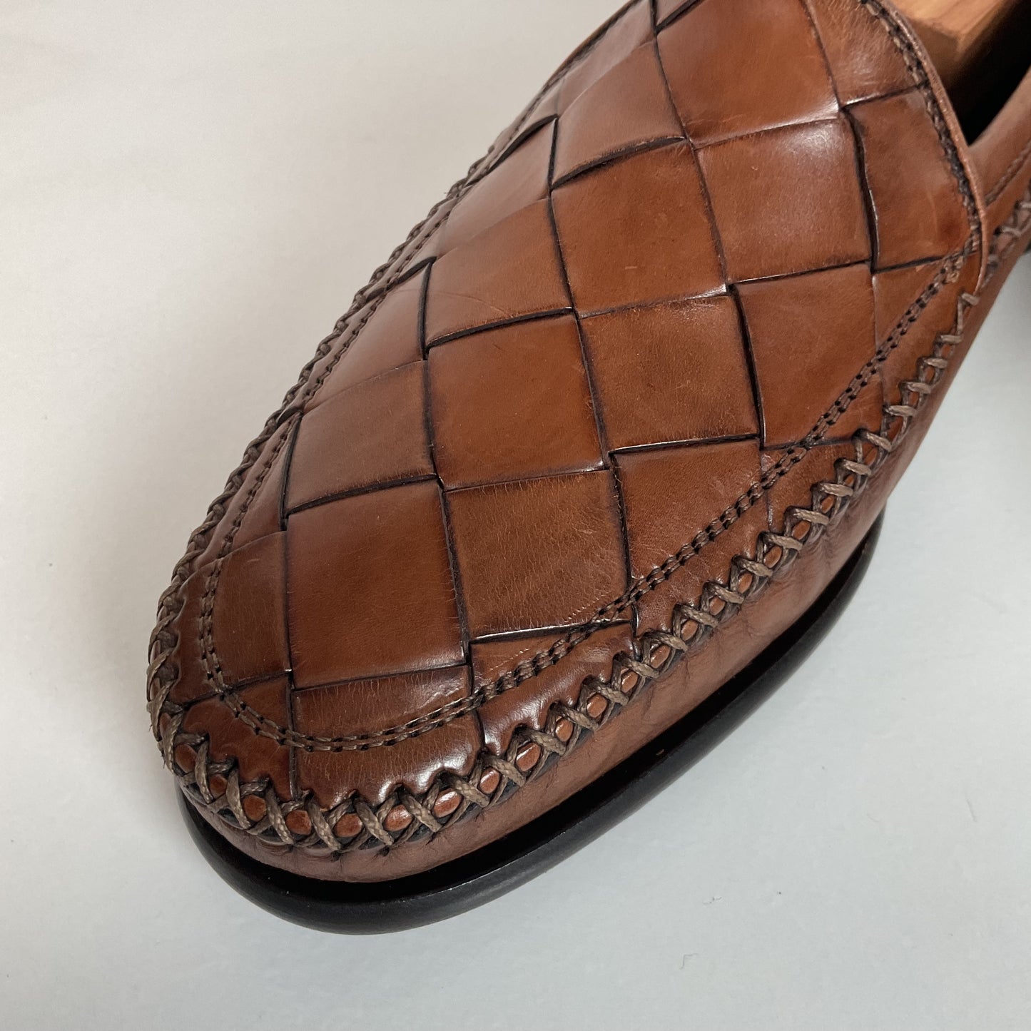 Cole Haan Bragano Loafers | Cristallo | Basket Weave | 8.5 M