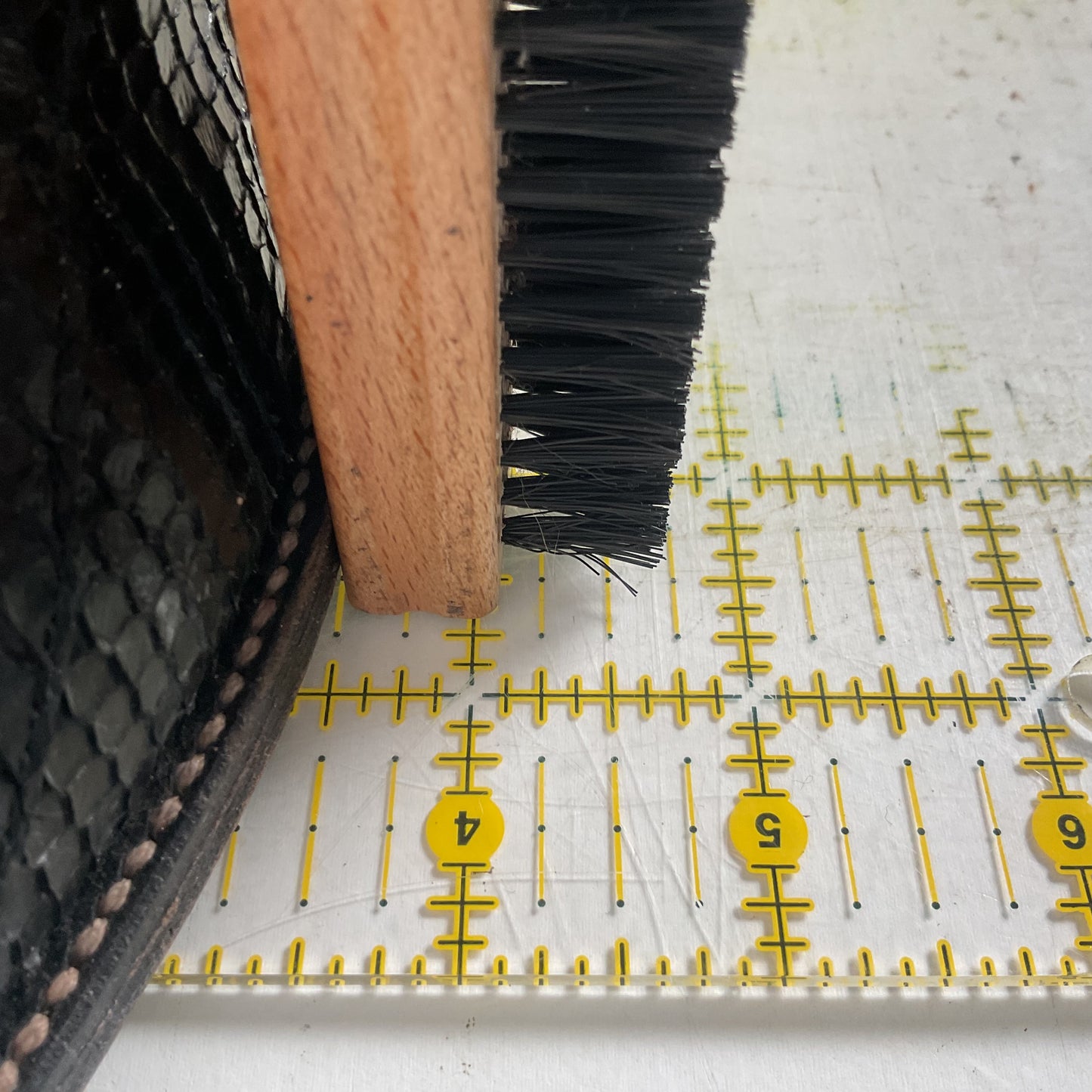 Vintage Larry Mahan Tall Black Cowgirl Boots | Python Snakeskin | 7 B