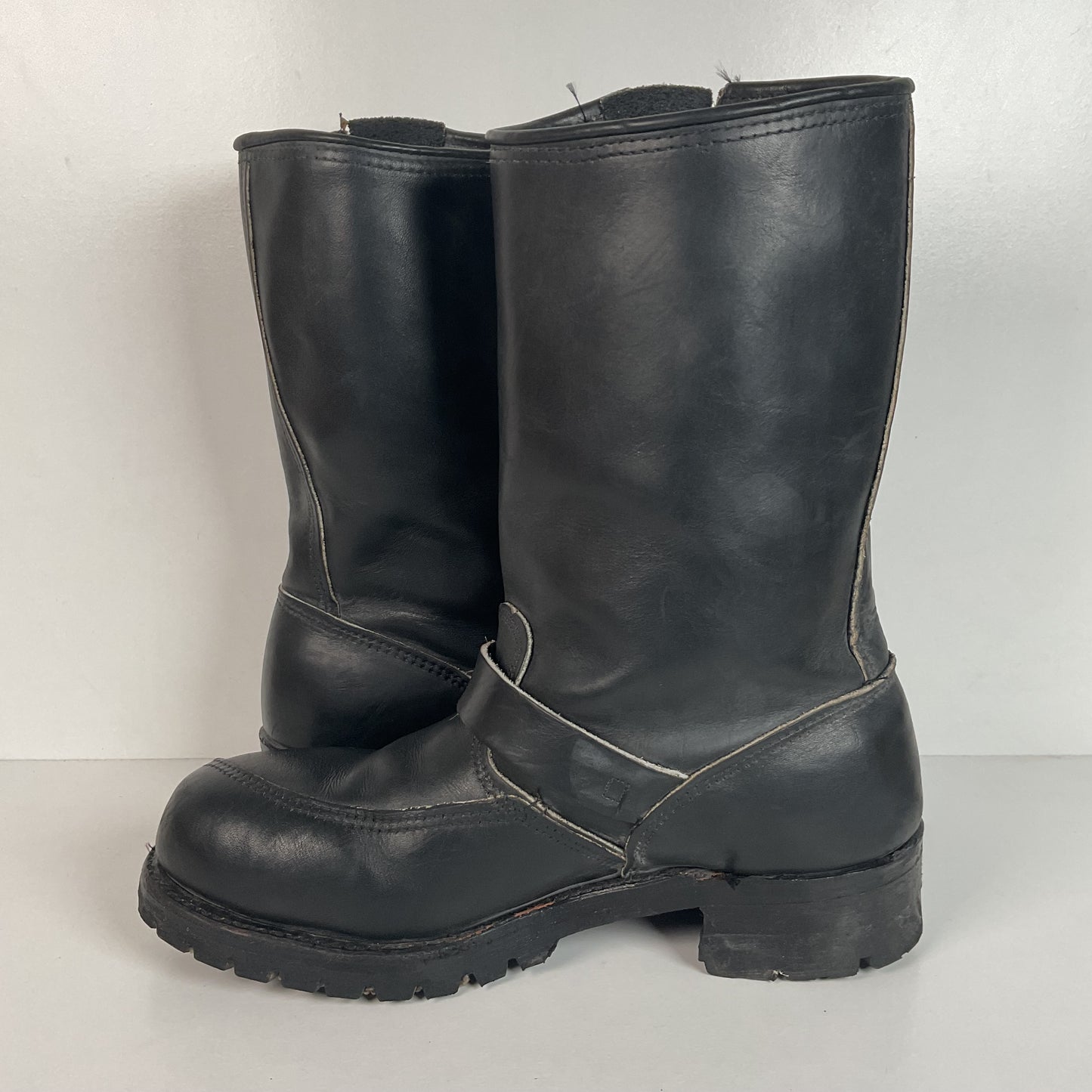 Vintage Carolina X Harley Davidson Engineer Harness Boots 9 R Steel Toe