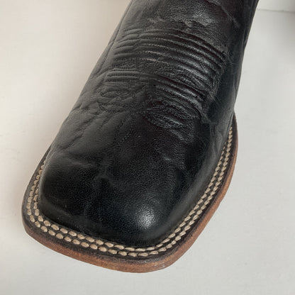 Justin Bent Rail | Exotic Wildebeest Cowboy Boots | USA Made | Men’s 12 D