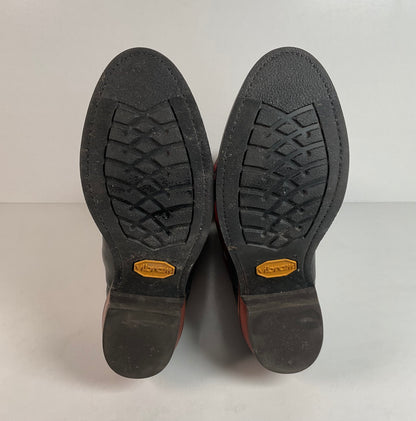 Tony Lama Bullhide Buckaroo Boots | USA Made | Collar Overlay | Men’s 9.5 EE