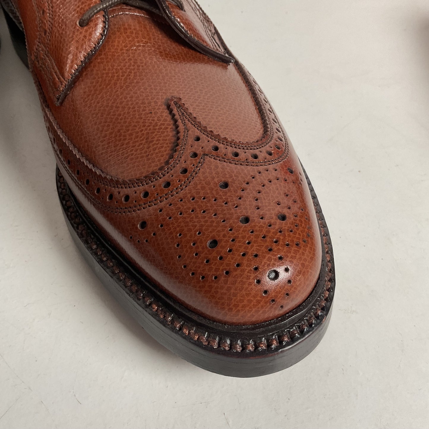 Vintage Florsheim Imperial Longwing Derby Loafers | V-Cleat | 93602 | Narrow | Men’s 9 C