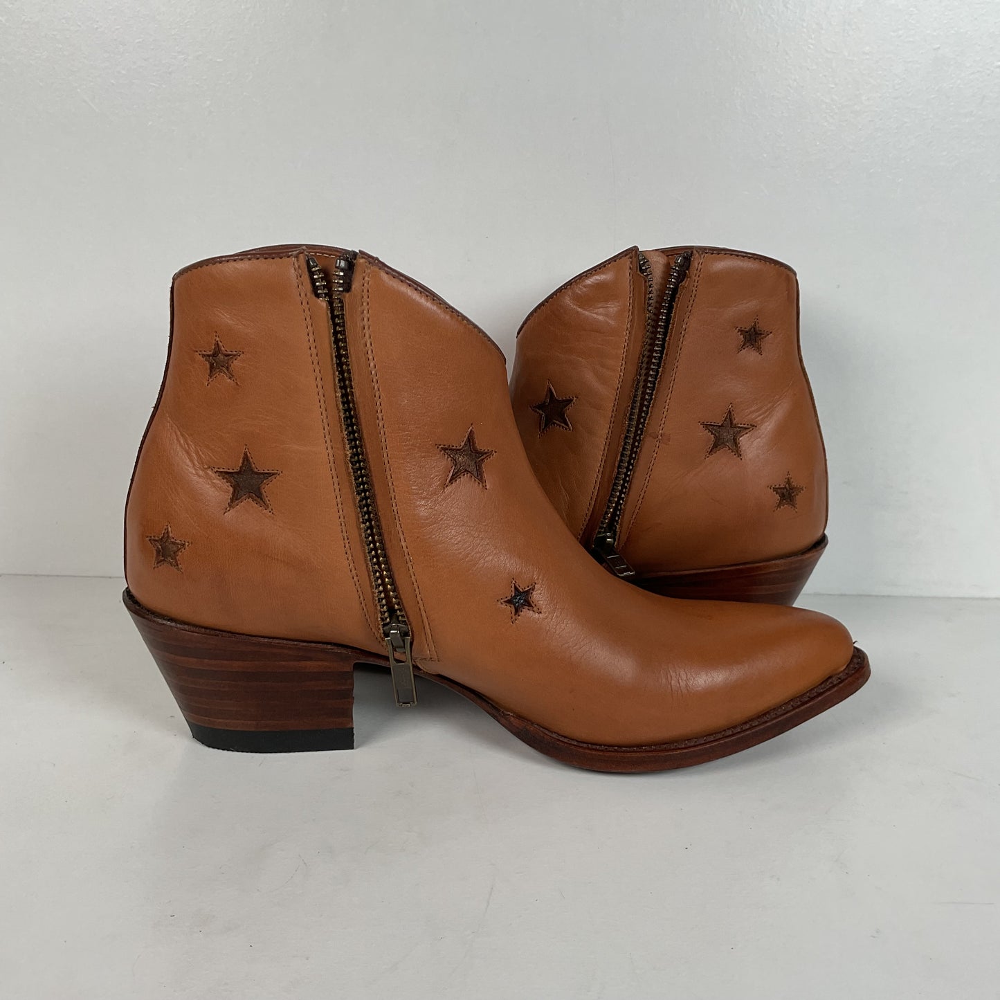 Ranch Road Pee Wee Cowboy Boots | Tooled Desert Inlay | Men’s 8.5 | Women’s 9.5