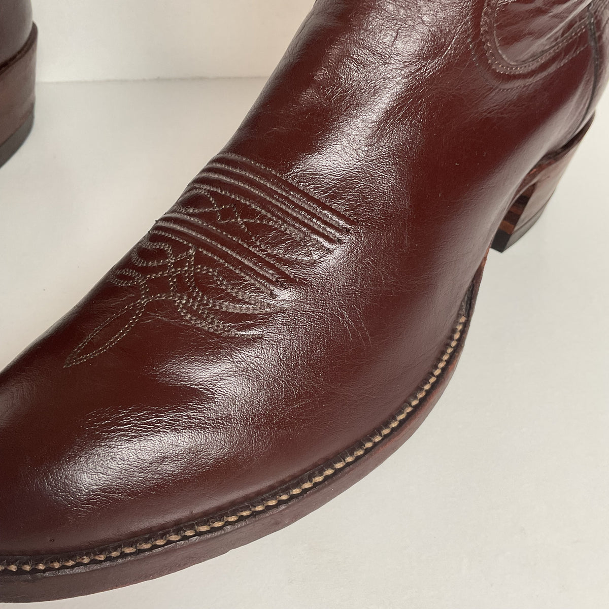 Vintage Justin Pig Skin Cowboy Boots | Wild Boar | USA Made | Men’s 10 D