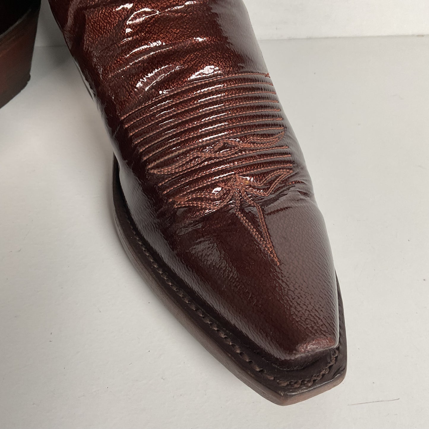 Lucchese 1883 Patent Leather Cowgirl Boots | USA Made | Women’s 6 B