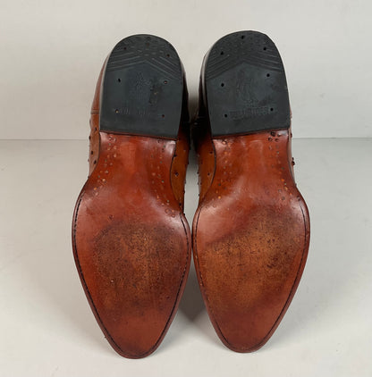 Vintage Bull Rider Full Ostrich Quill Cowboy Boots | Exotic | Men’s 9.5 EE
