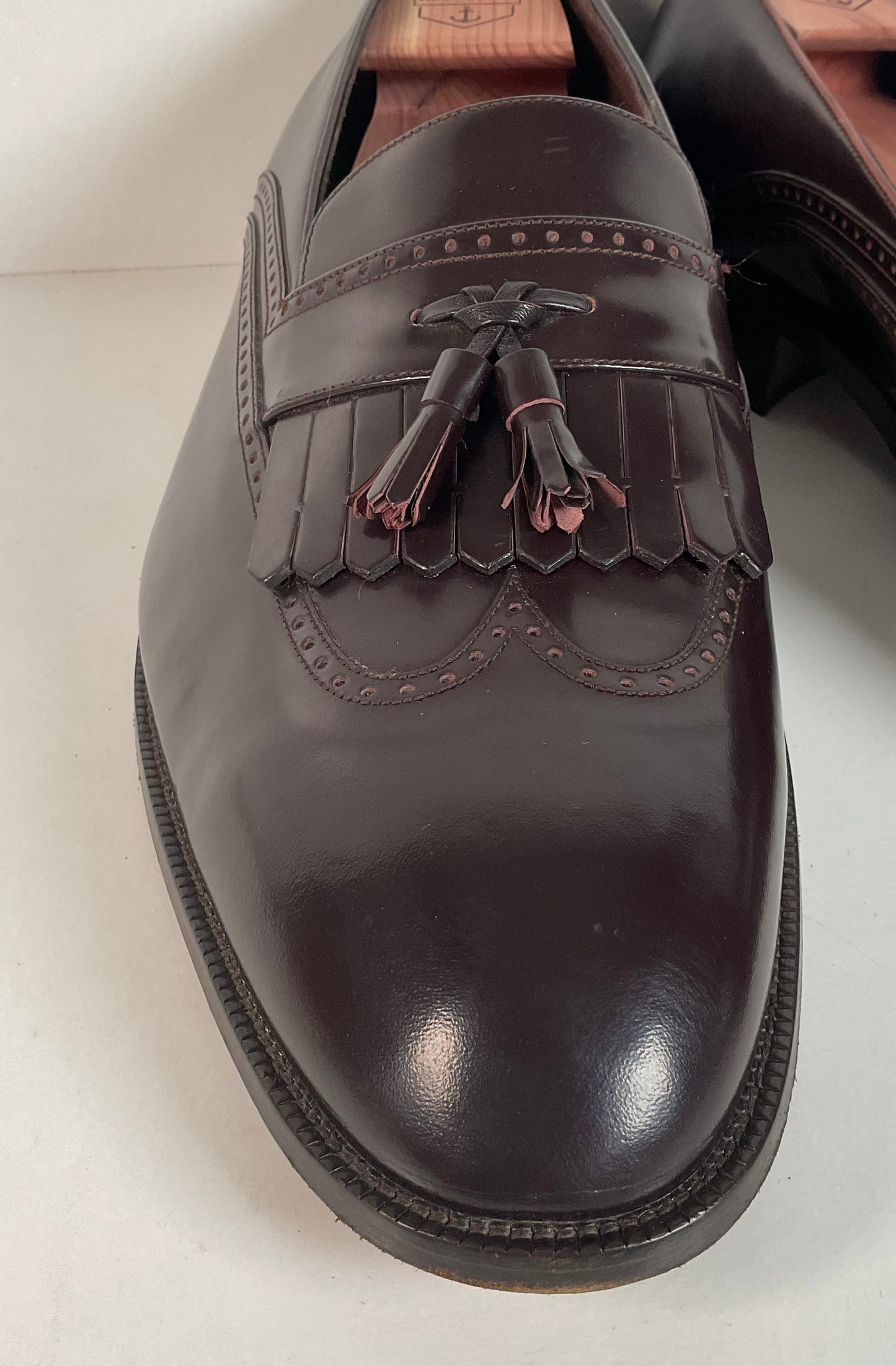 Bally Tassel Loafers | Burgundy Patent | Men’s 15