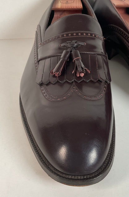 Bally Tassel Loafers | Burgundy Patent | Men’s 15