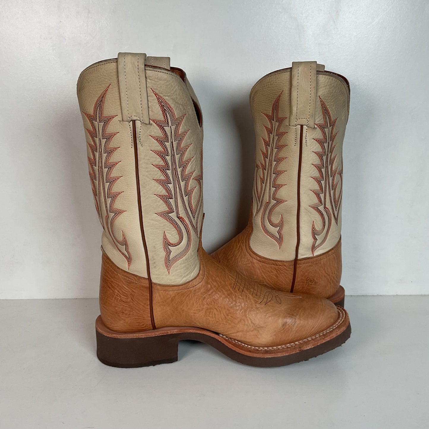 Vintage Tony Lama Women’s Stockman Roper Boots 6.5 B Crepe USA Made