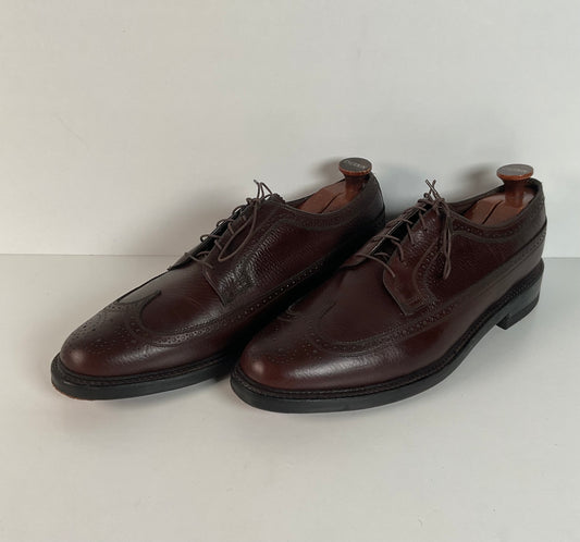 Vintage Florsheim Derby Shoes | Brogued | Longwing | 13 D