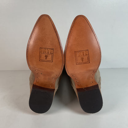 Frye Bruce Suede Cowboy Boots | Rough Out | Women’s 10