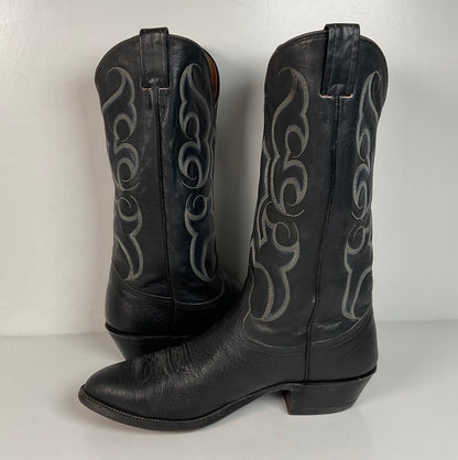 Vintage Nocona Bull Shoulder Cowboy Boots | USA Made | Men’s 10 D