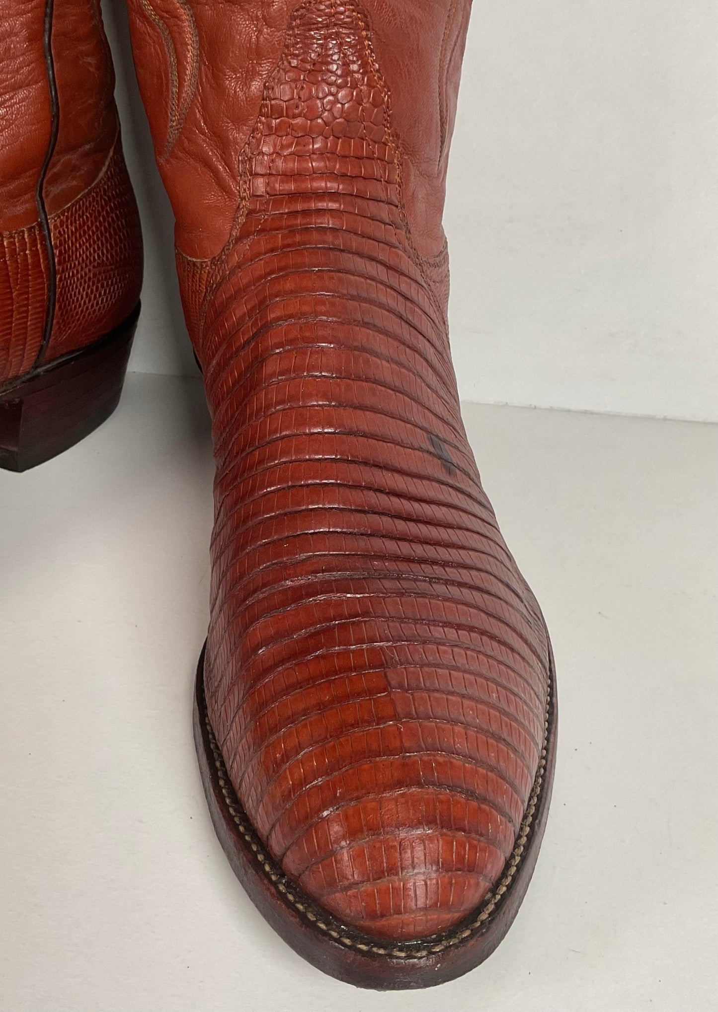 Guy Garrett Custom Cowboy Boots | Teju Lizard | Western Classics | Men’s 10 D