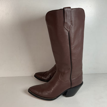 Custom Tall Top Cowboy Boots 11 Wide Shooter Style