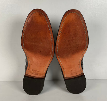 Vintage Johnston Murphy Oxford Shoes | Burgundy Calf | USA Made | Men’s 12 D