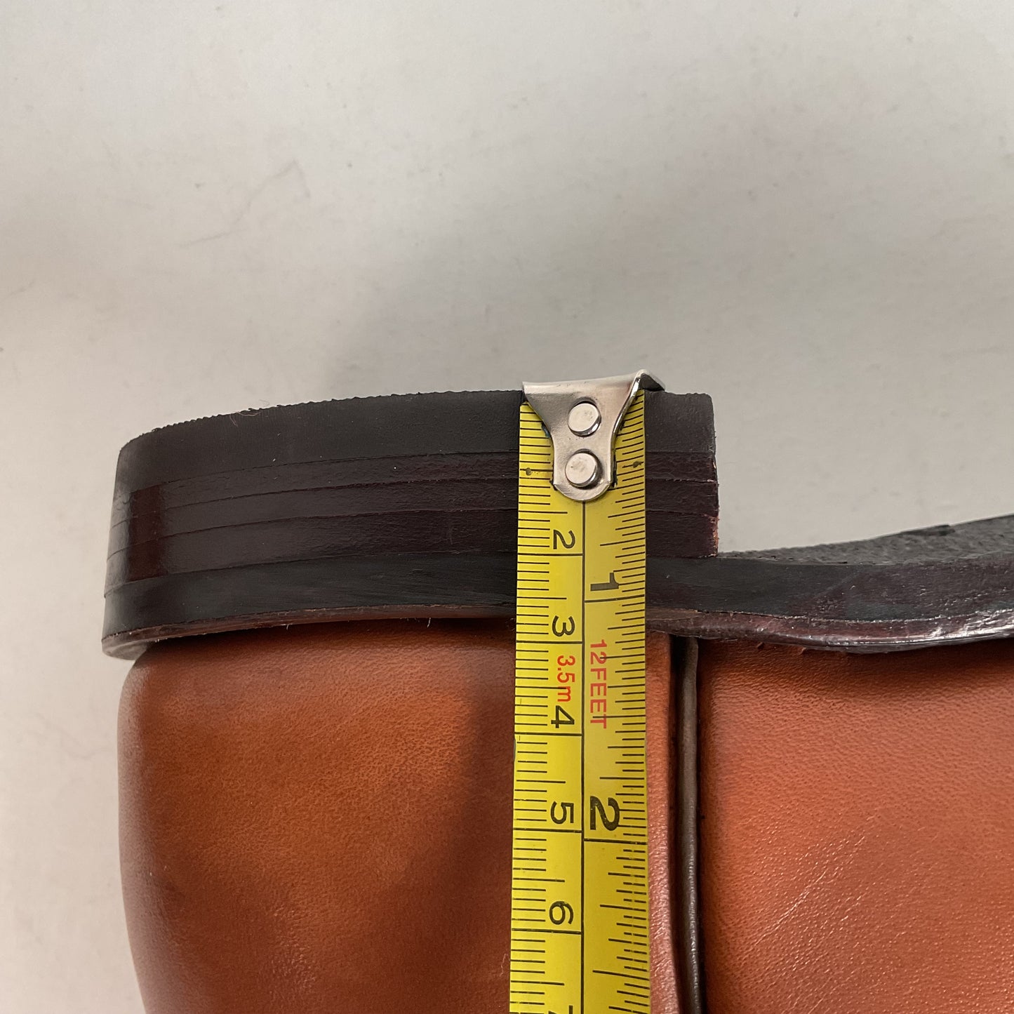 Vintage Lucchese Roper Boots 8.5 D USA Made Royal Calf