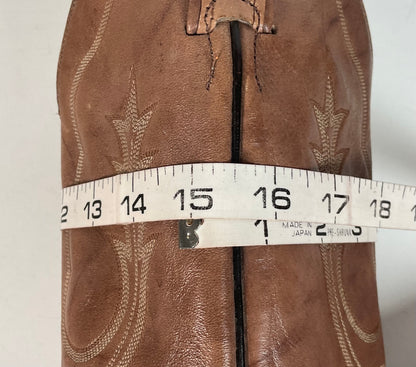 Vintage Tony Lama Elephant Wingtip Cowboy Boots | Gold Label | Exotic | Men’s 9 EE