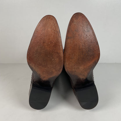 Vintage Dan Post Snakeksin Cowboy Boots | Exotic | USA Made | Men’s 9.5 D