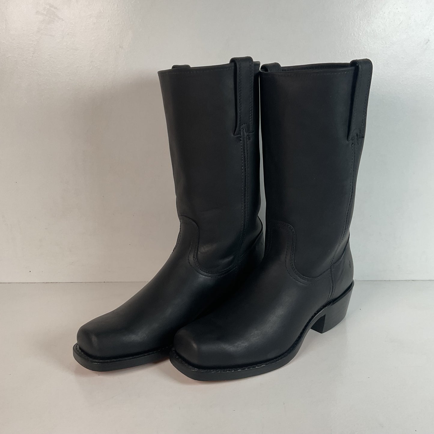 Frye Men’s Black Oiled Cavalry Boots 9.5 M USA Made Campus