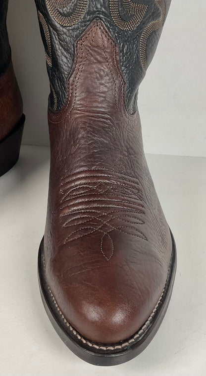 Vintage Nocona Bull Shoulder Cowboy Boots | USA Made | Men’s 10 EE