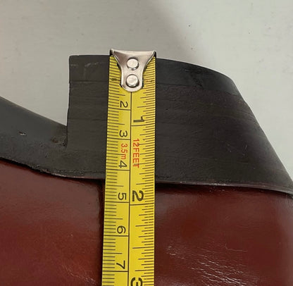 1970s Justin Butterfly Cowgirl Boots | Snakeskin Inlay | USA Made | 6.5 C