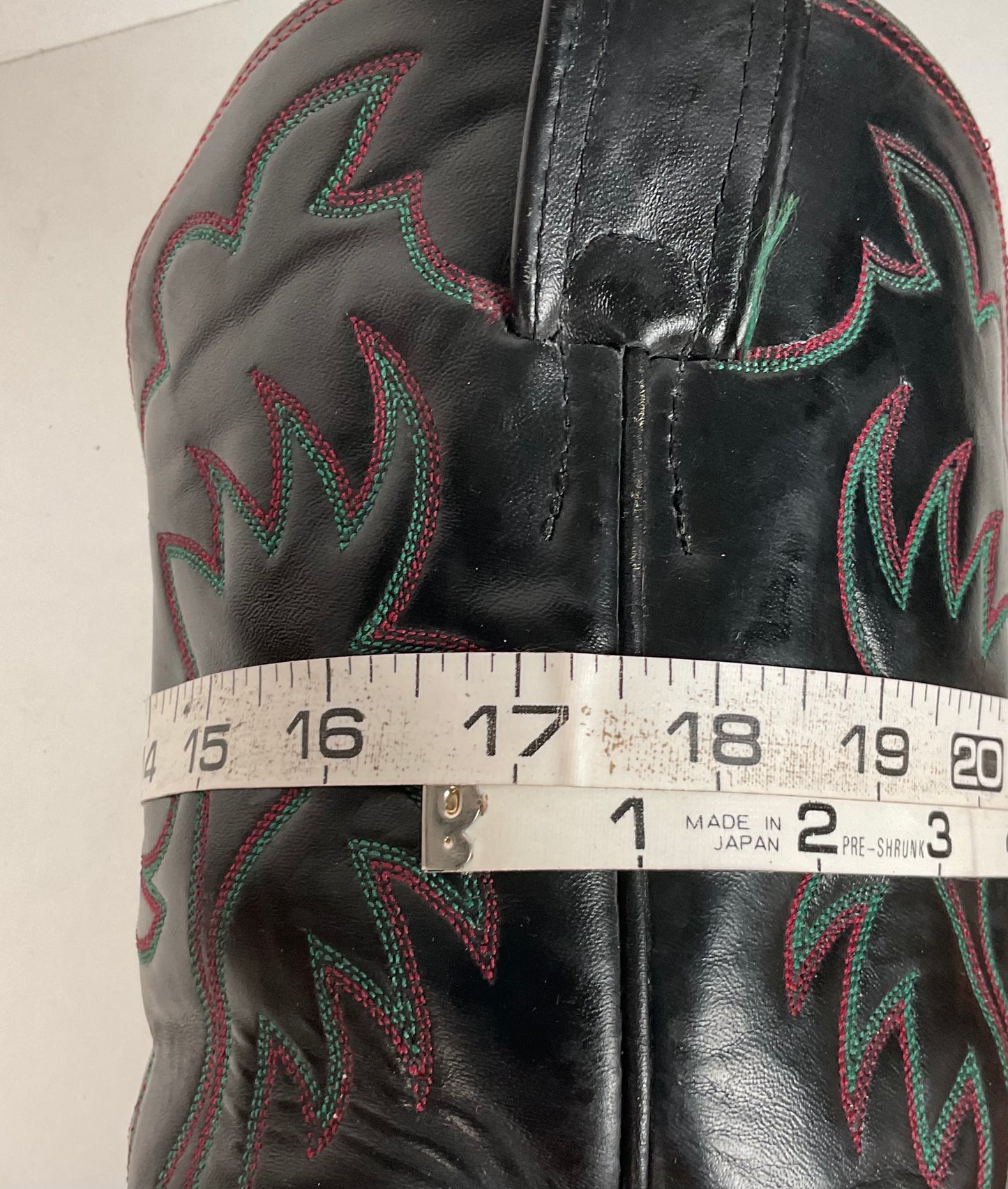 Vintage Olathe Sea Bass Cowboy Boots | Exotic | Distressed | Men’s 13 EE