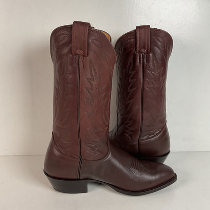 Vintage Nocona Deer Skin Cowboy Boots — USA Made — Original Box — 9 EE