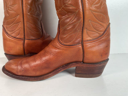 Vintage Tony Lama Tall Top Cowboy Boots | Gold Label | Tall Top | Men’s 9 D