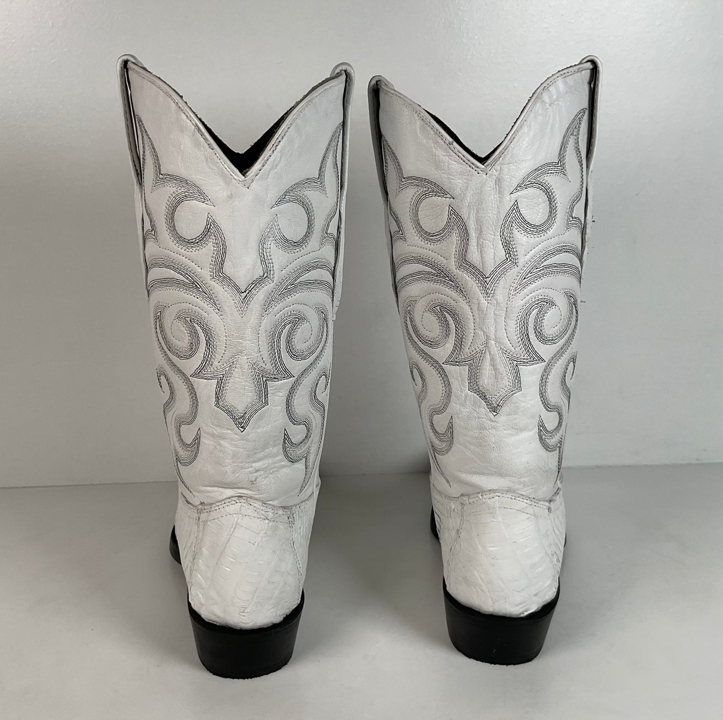 Los Altos Cowboy Boots | Crocodile Caiman Tail | Exotic | Men’s 7 EE | Women’s 8
