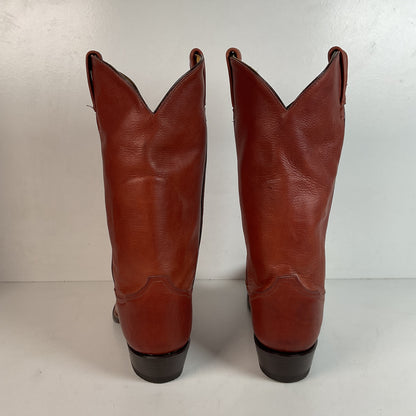 Tony Lama Ol’ Buck Cowboy Boots 9.5 D Deer Buck Skin