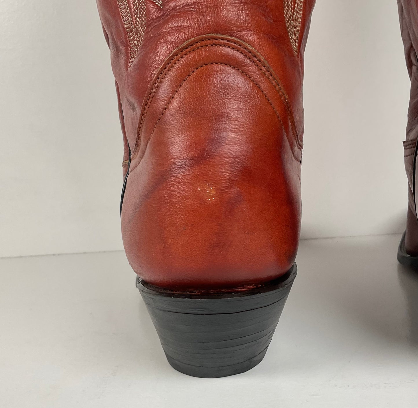 Vintage Tony Lama Chocolate Cow Cowboy Boots | Gold Label | Men’s 8 | Women’s 9