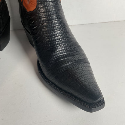 J. B. Hill Custom Cowgirl Boots | Teju Lizard | Style 12 | Women’s 6