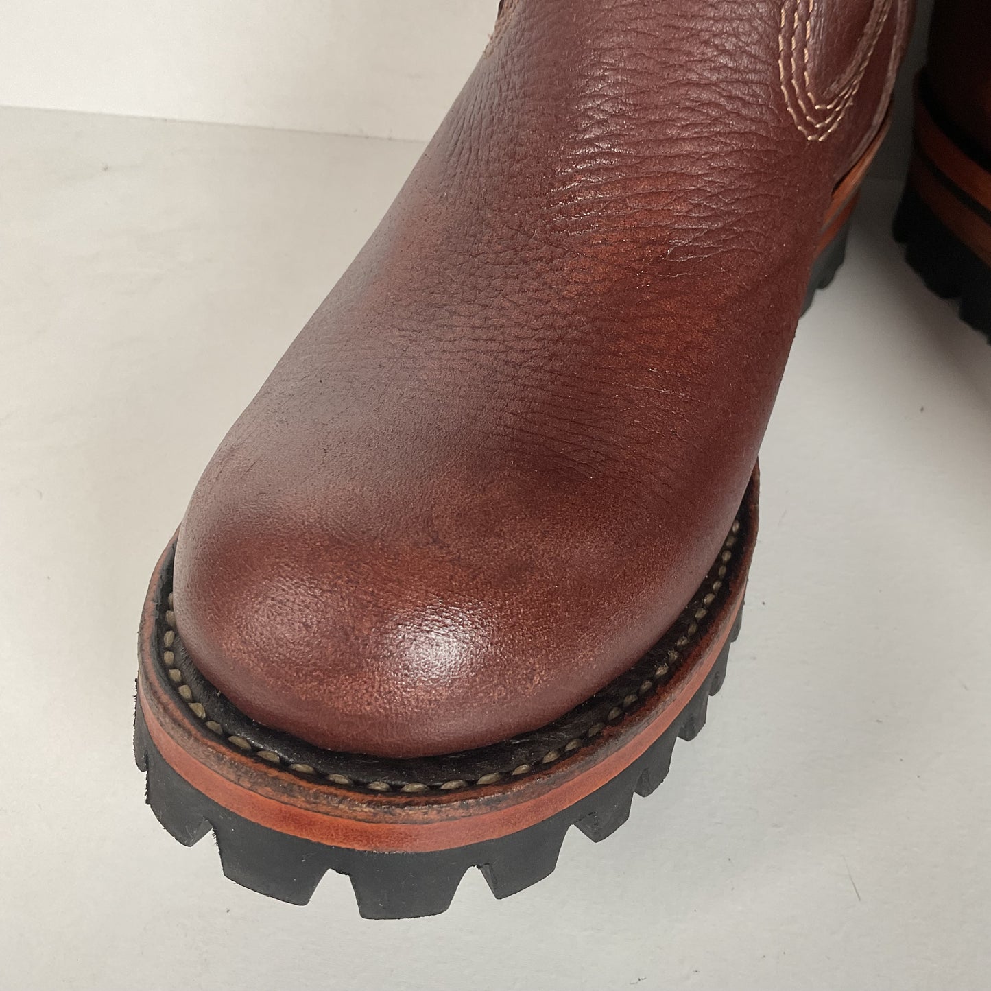 Bison Hide Engineer Boots | Shorty | Custom | PNW | Pacific Northwest | Men’s 9.5