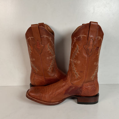 Lucchese for Resistol Ranch Ostrich Leg Roper Boots Men’s 10 B Exotic