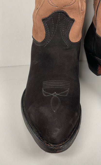 Stewart Handmade Cowboy Boots | Custom | Nubuck Suede | Men’s 9 D