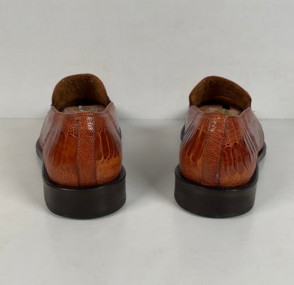 David Eden Ostrich Leg Loafers | Horse Bit | Exotic | Men’s 10
