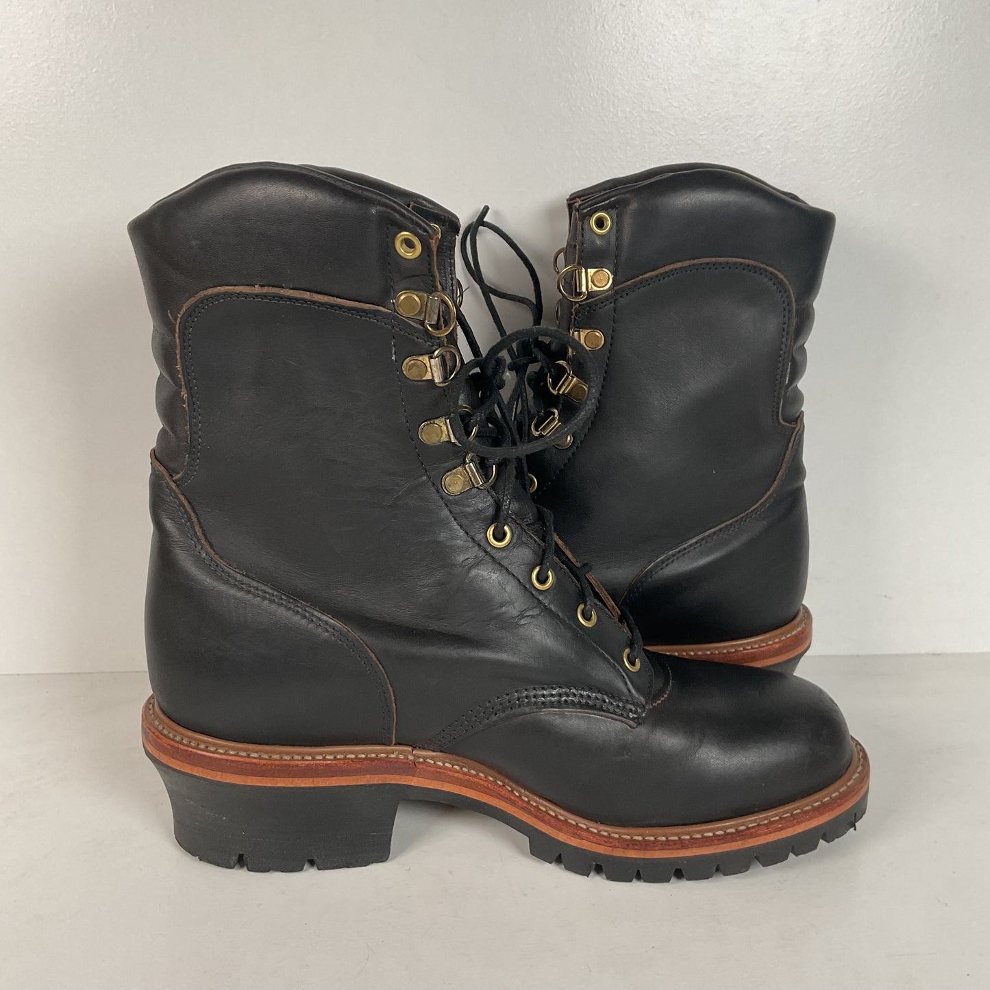 Vintage Chippewa Super Logger Boots | Soft Toe | USA Made | 10.5 EE