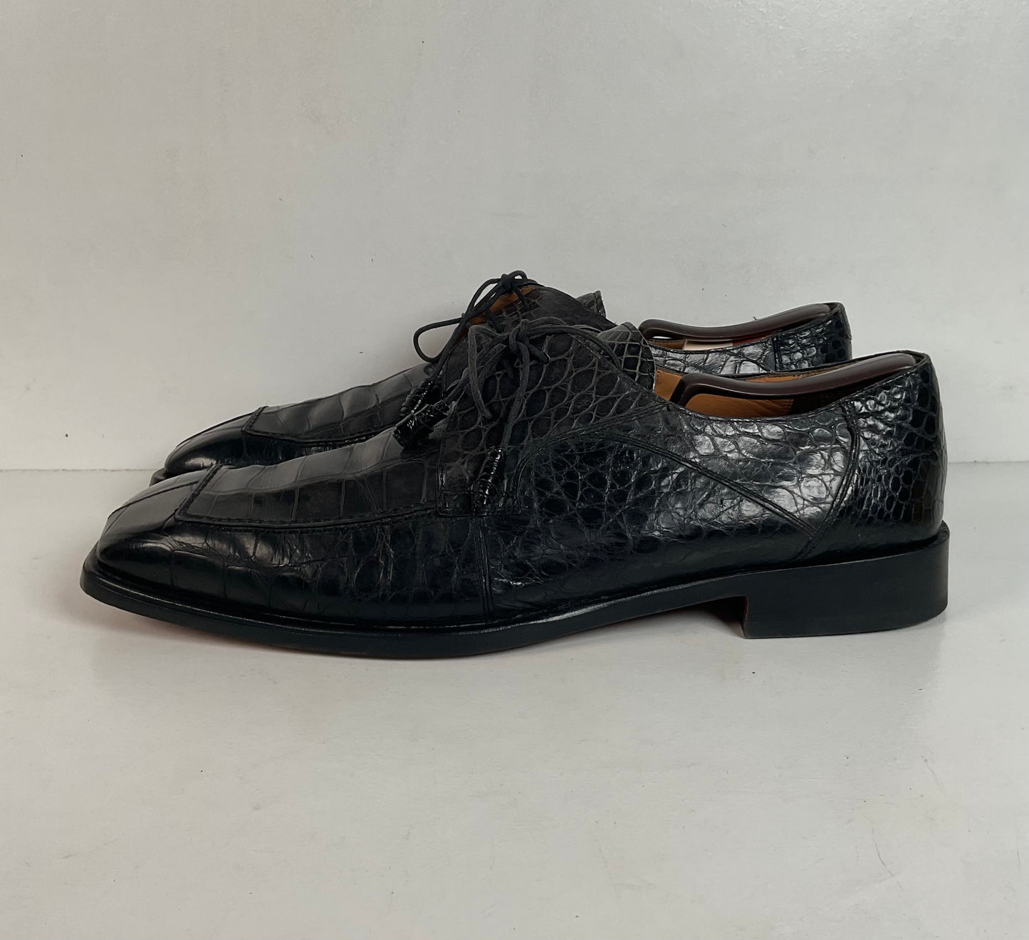 Avventura Genuine Crocodile Loafers 13 M Exotic Full Bias Cut Recrafted