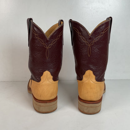 Anderson Bean Crepe Roper Boots 9.5 D USA Made