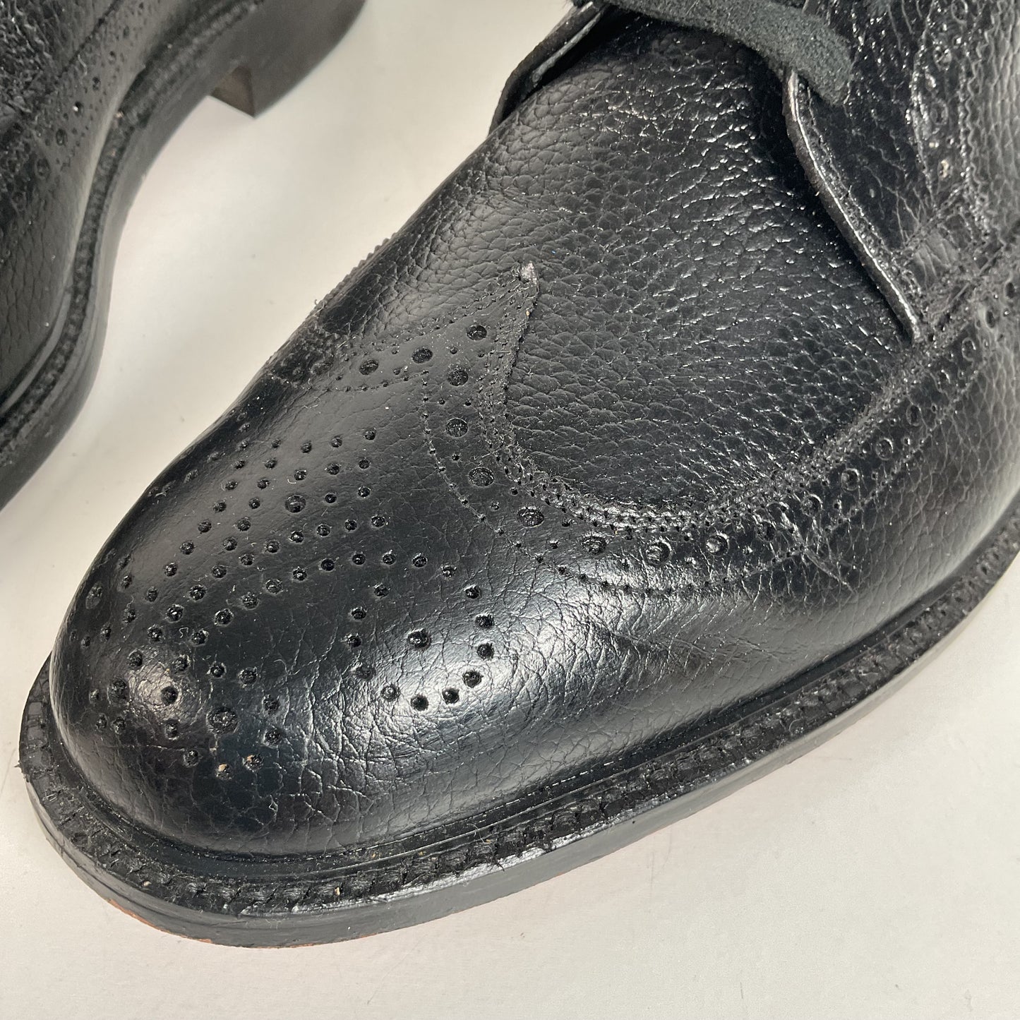 Vintage Nunn Bush Derby Shoes | Brogue | Longwing | 1970s-1980s | Men’s 11 D