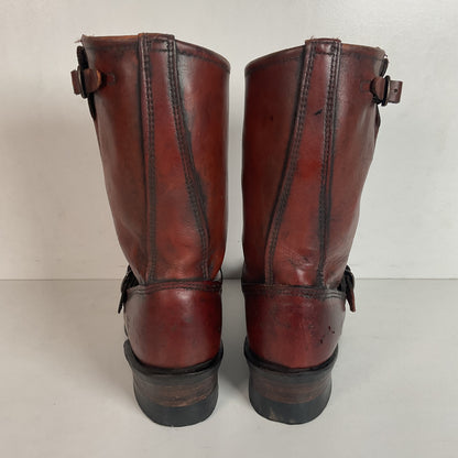 Frye Women’s 12R Redwood Engineer Boots 6 M 150th Anniversary USA Made Distressed