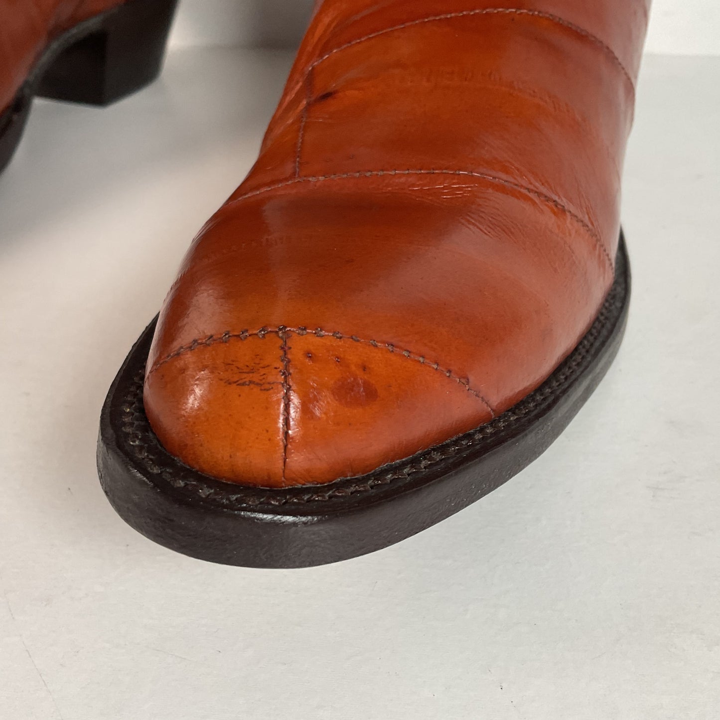 Vintage Nocona Eel Cowgirl Boots | USA Made | Exotic | Men’s 7.5 C | Women’s 8.5