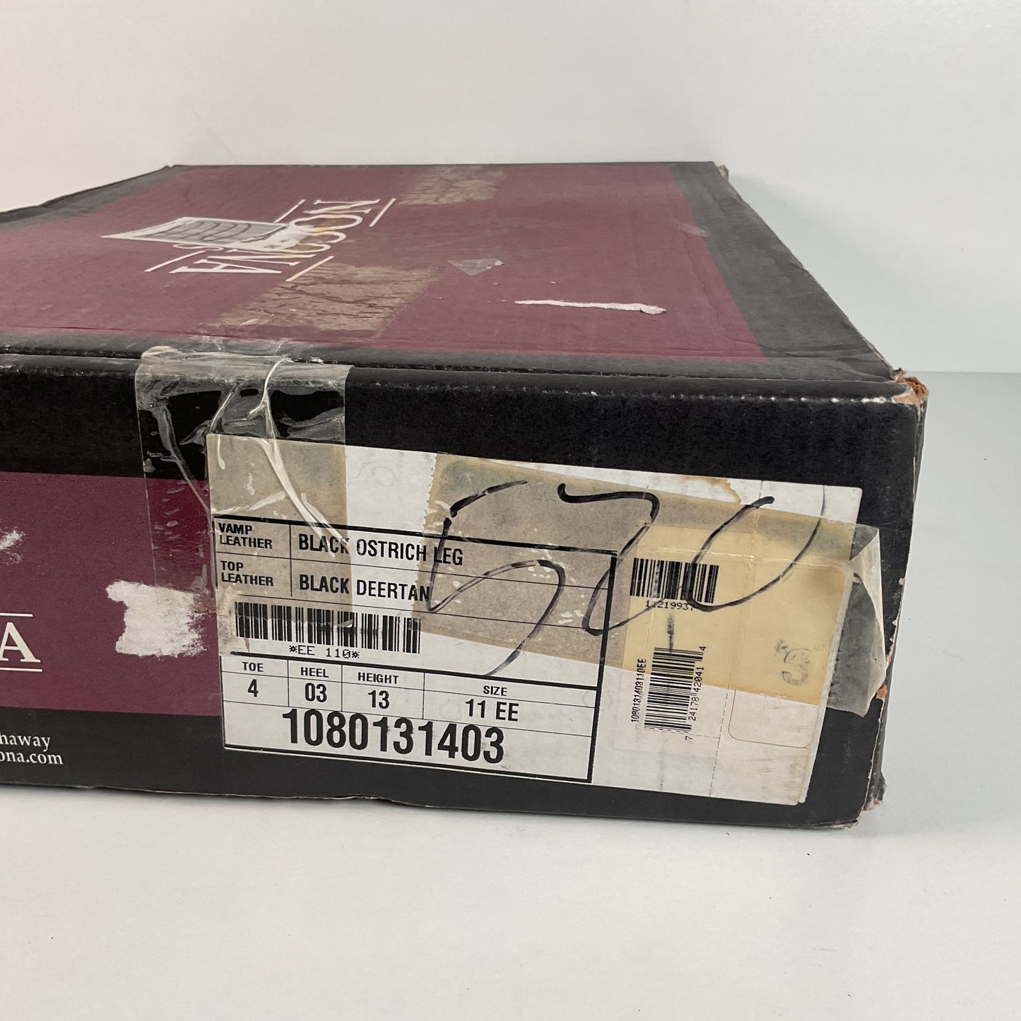 Vintage Nocona Ostrich Leg Cowboy Boots | Exotic | USA Made | 11 EE