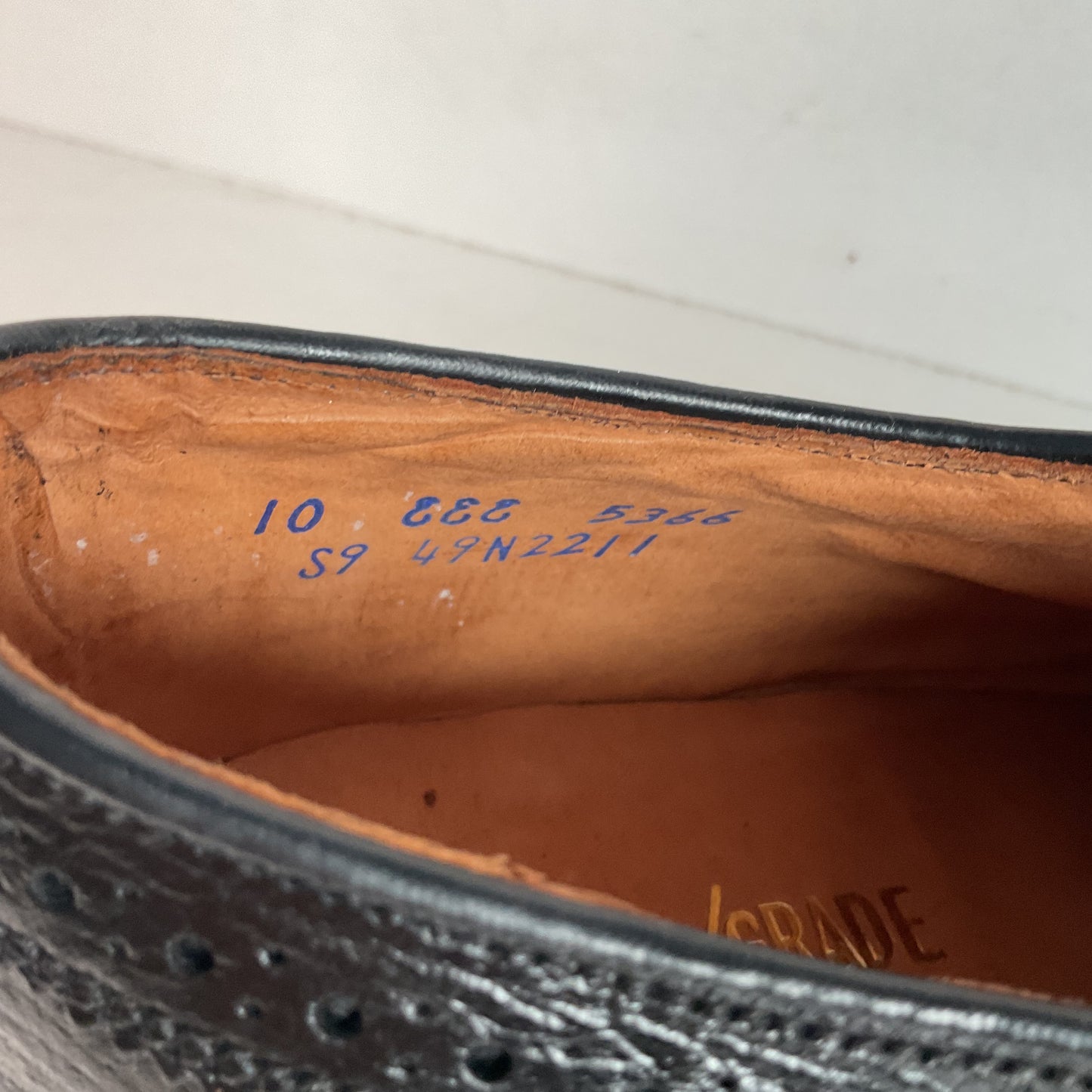 1970s Spiegel Longwing Derby Shoes 10 EEE Custom Grade Gunboat