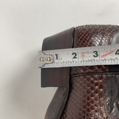 Vintage Dan Post Snakeksin Cowboy Boots | Exotic | USA Made | Men’s 9.5 D