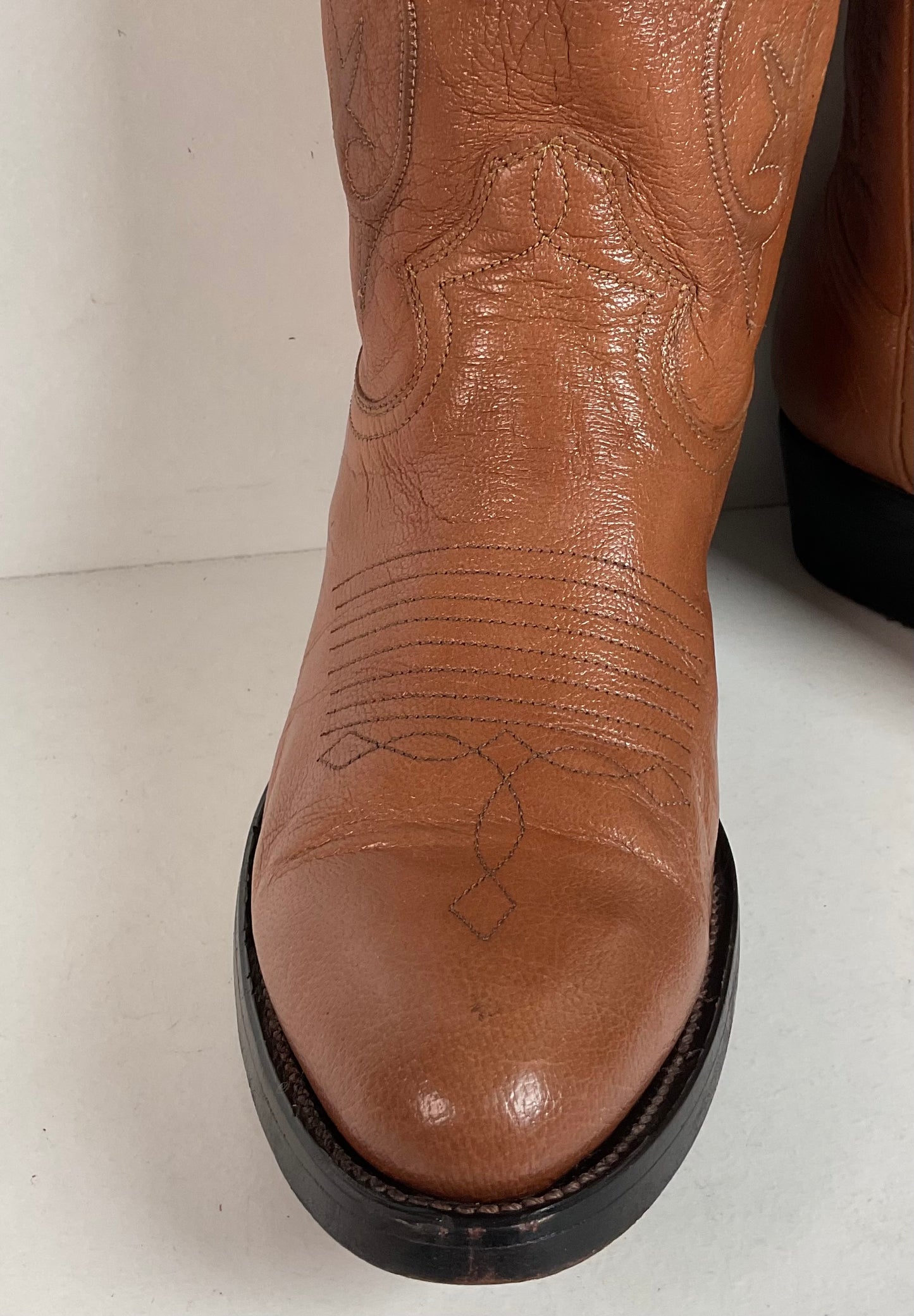Montana Goat Skin Cowboy Boots | Brown | Men’s 8.5 D