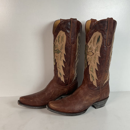 Yippee Ki Yay by Old Gringo Cowgirl Boots | Angelic Crucifix | Women’s 8 B
