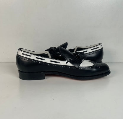 Vintage Footjoy Classics Kiltie Tassel Loafers 10.5 B USA Made Spectator Style