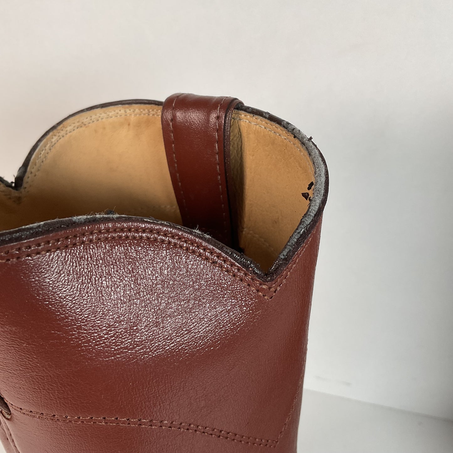 Justin Roper Boots | Brown Calfskin | USA Made | Men’s 8.5 E